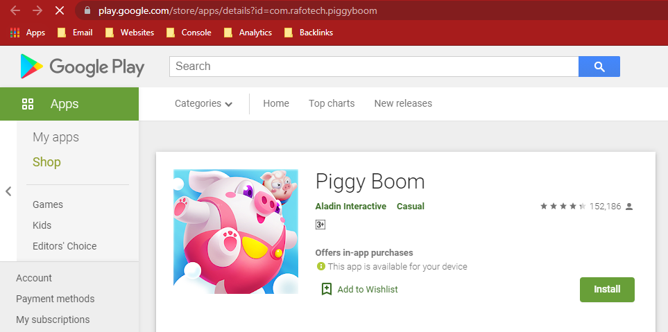 Piggy Boom- Game