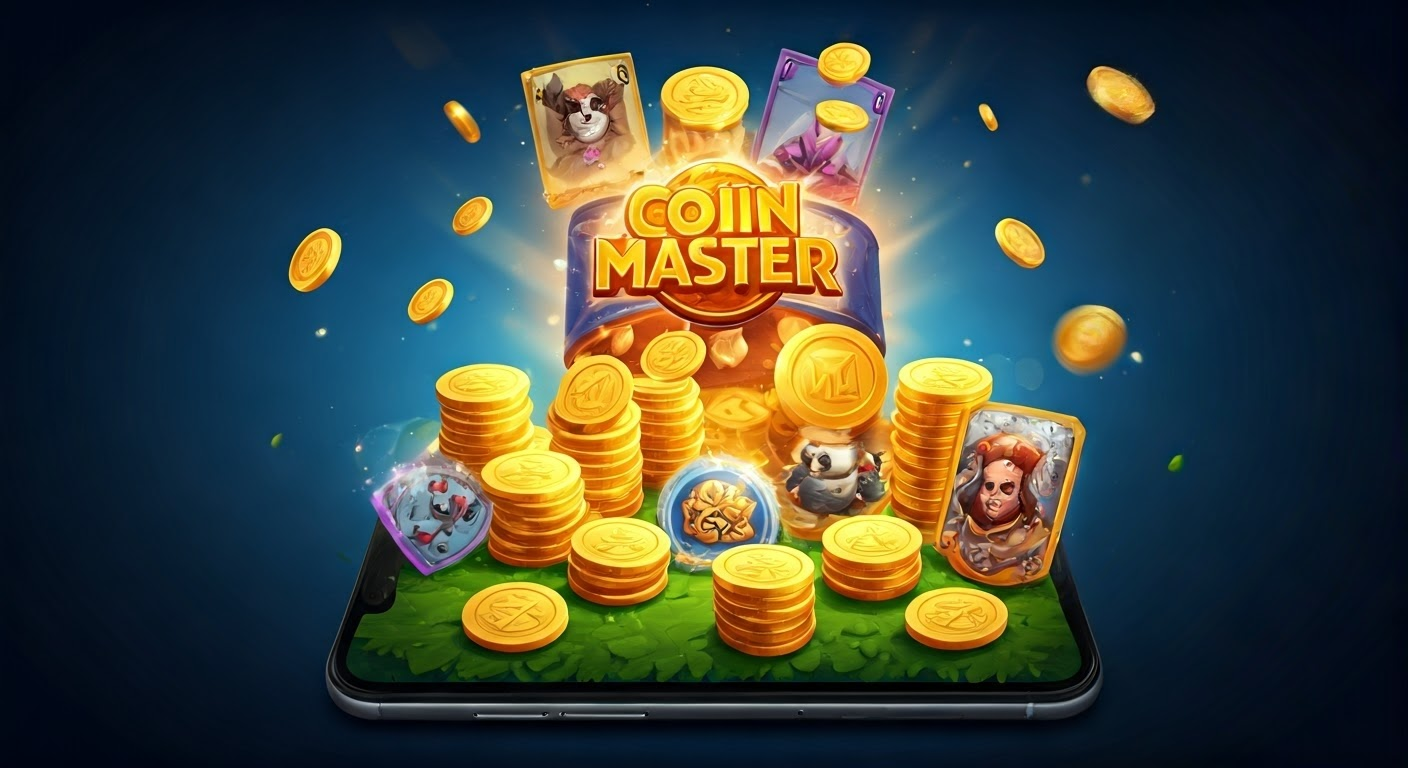 Coin Master mobile game interface.