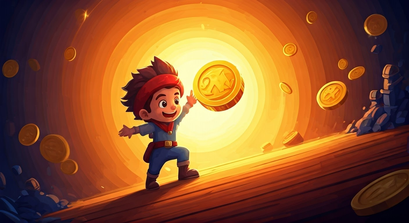 Player engaging with Coin Master visually without sound.