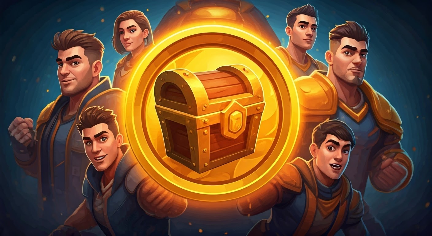 Exciting Coin Master Team Chest artwork.