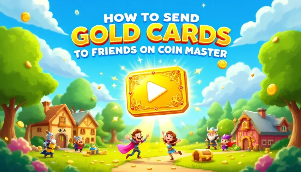 How to Send Gold Cards to Friends on Coin Master