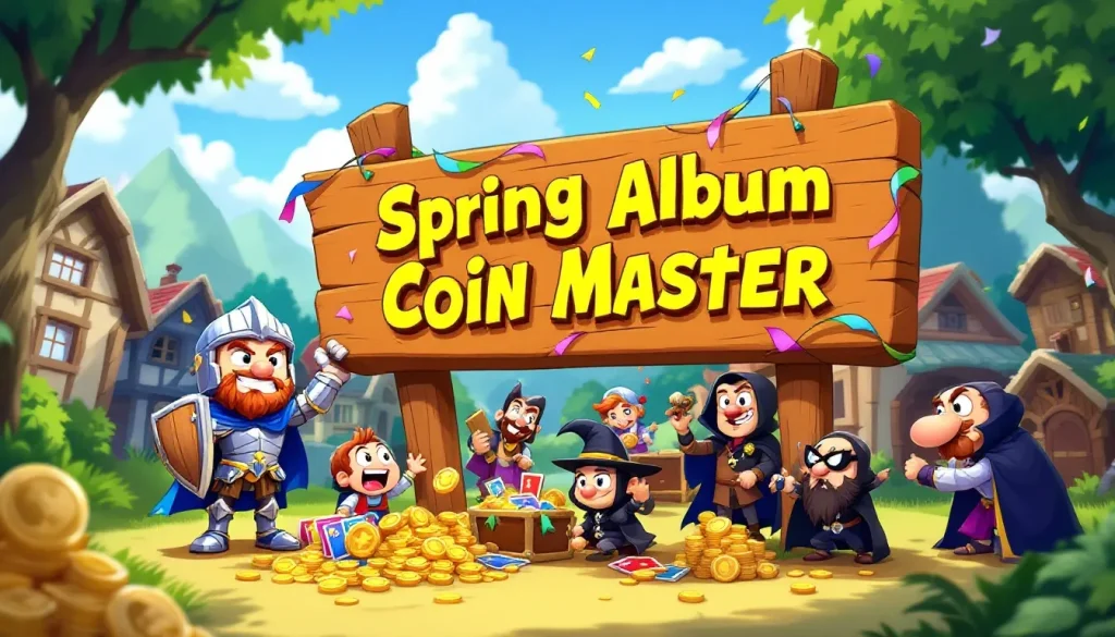 Master the Art How to Unlock Spring Album Coin Master