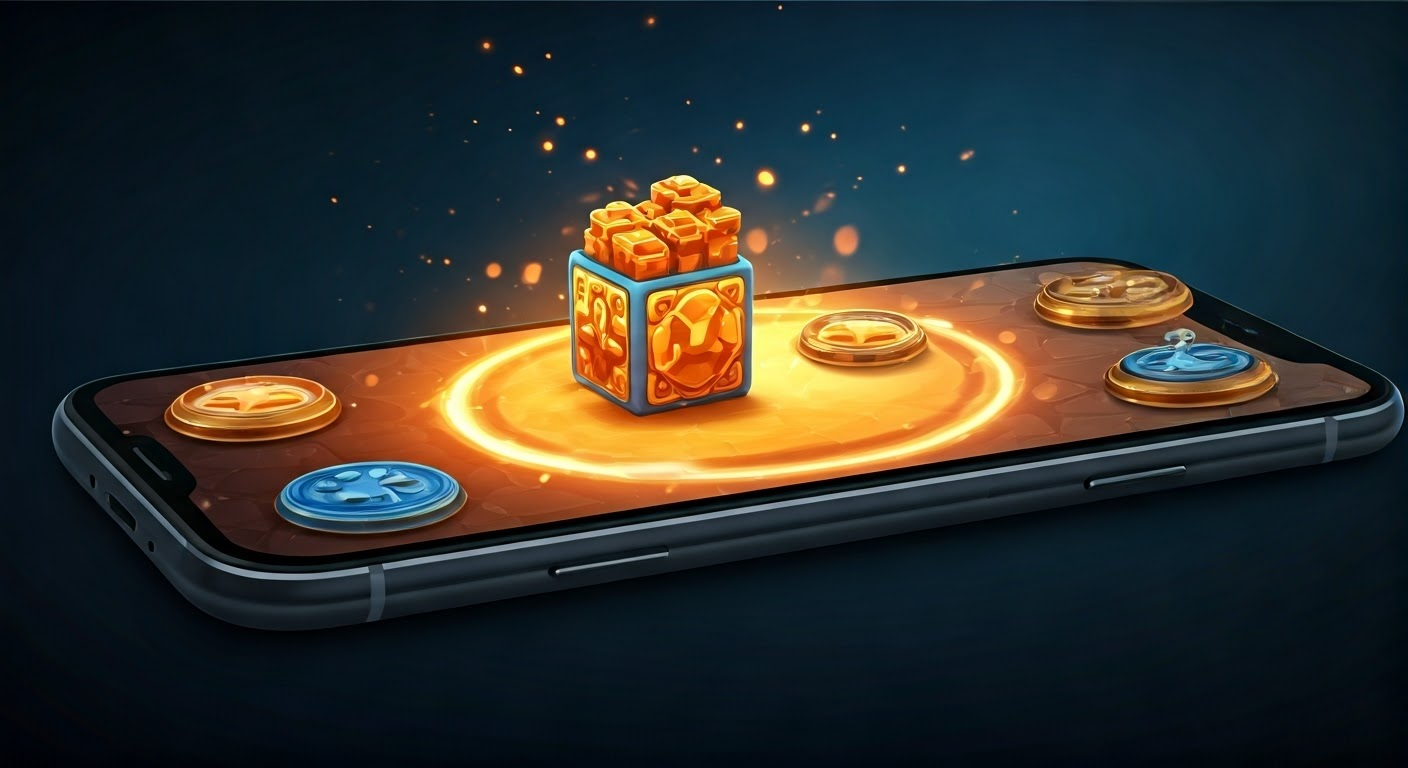 Smartphone displaying Coin Master game.