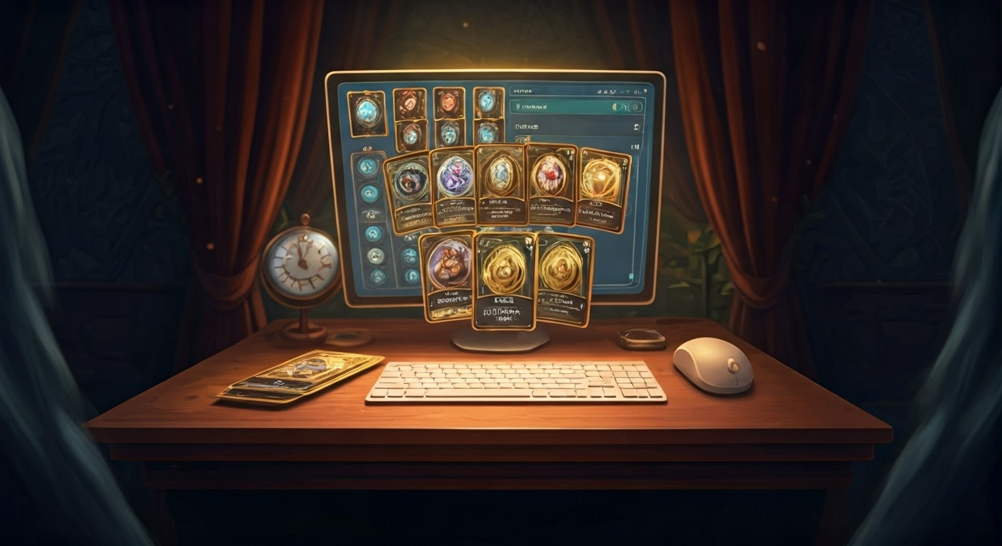 Player preparing to exchange gold cards