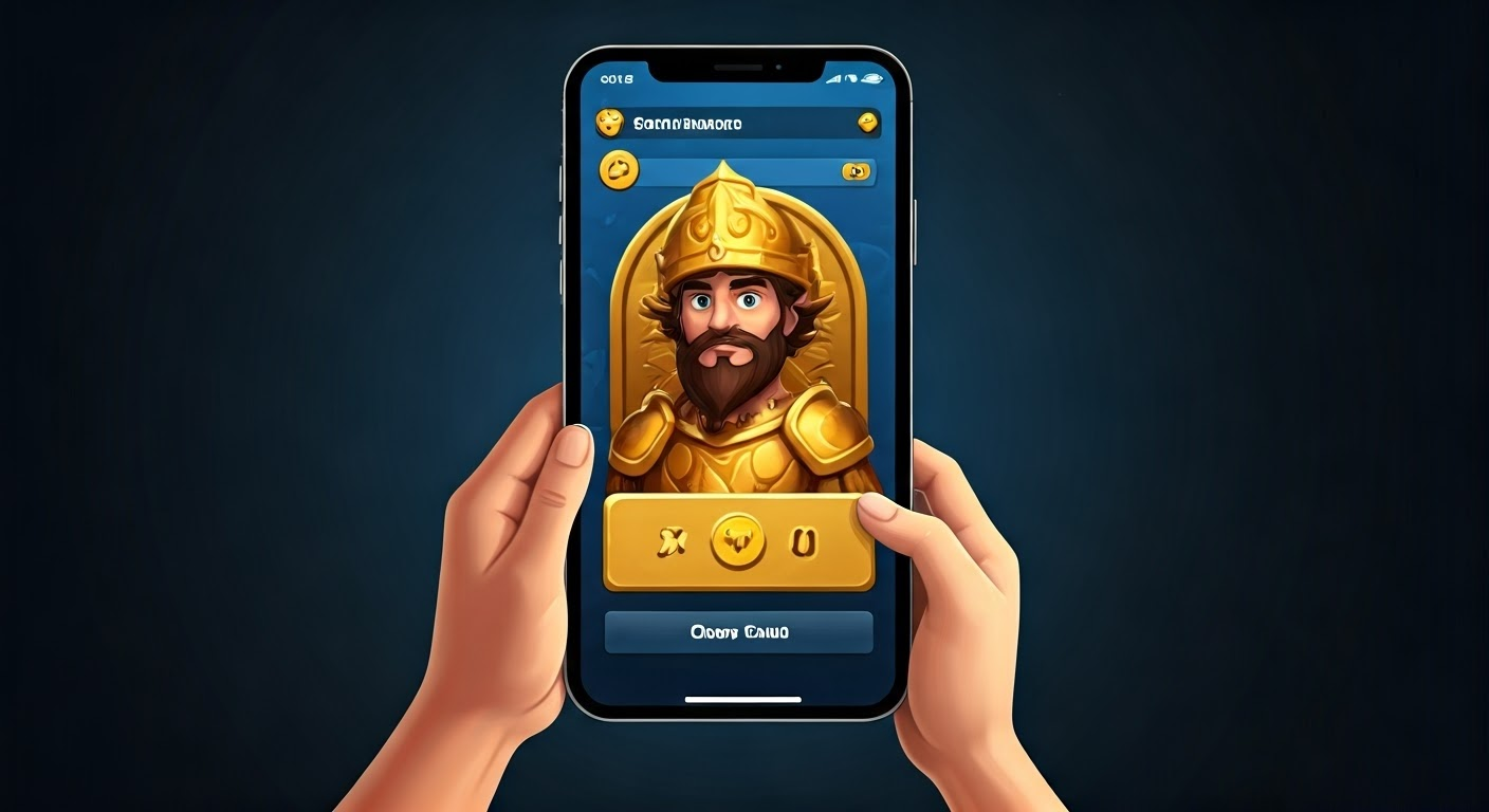 Player setting up Coin Master account